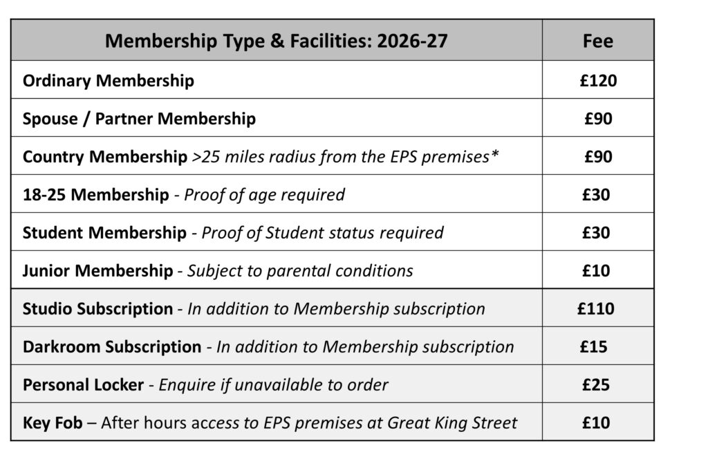 eps 2026 27 membership and facilities fees april2026